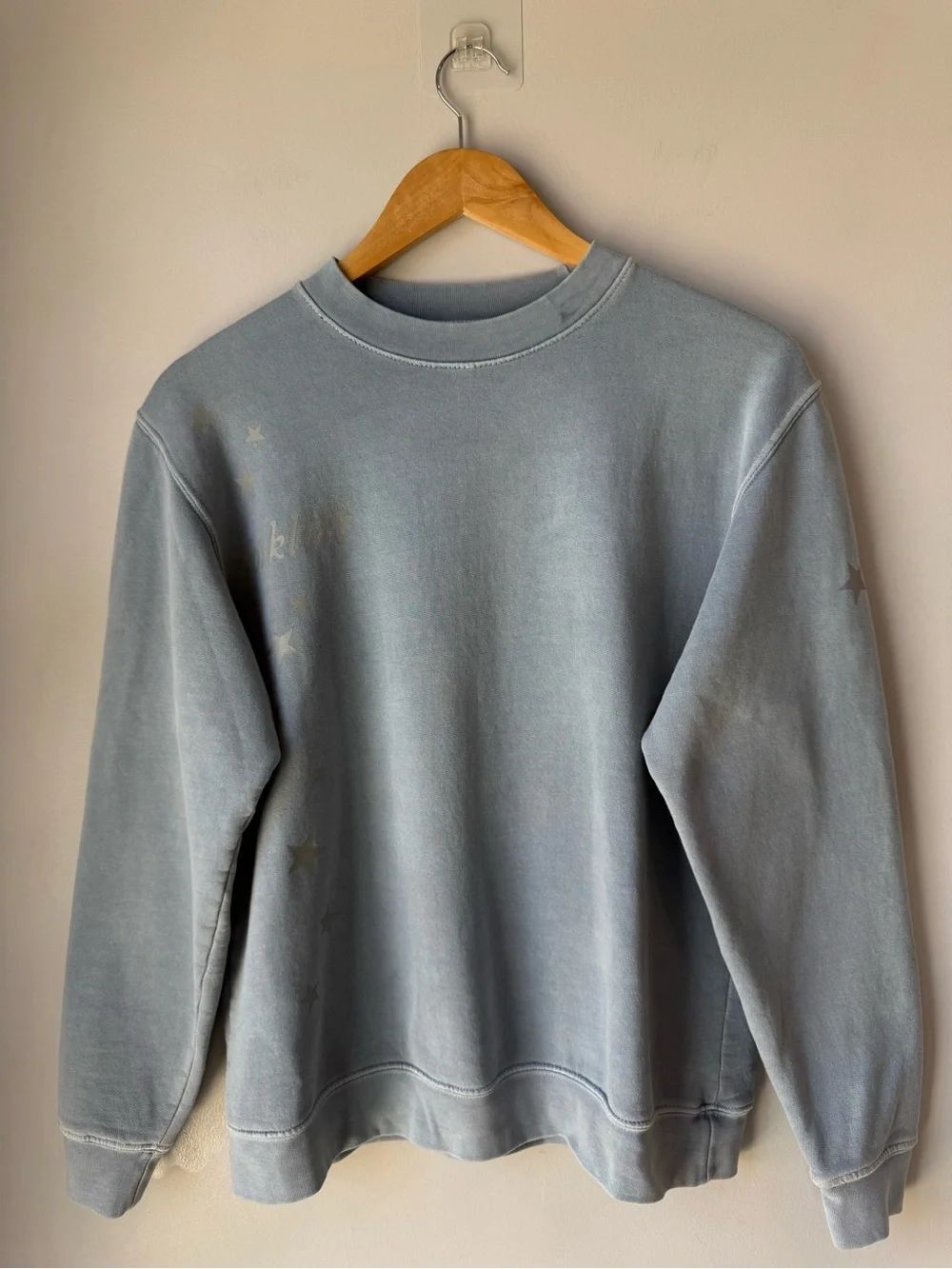 Taylor Swift Folklore Sweatshirt Blue Album Stars Scars Crewneck